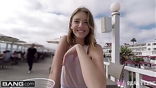 Real Teenagers - Teen POV pussy have fun in public